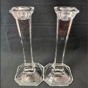 MIKASA Candle Stick Holders Crystal